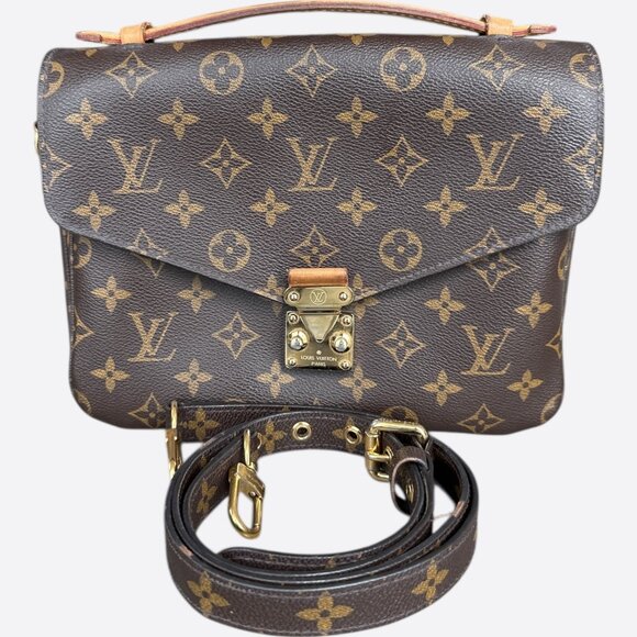 Louis Vuitton Brown Monogram Pochette Metis - Picture 1 of 7